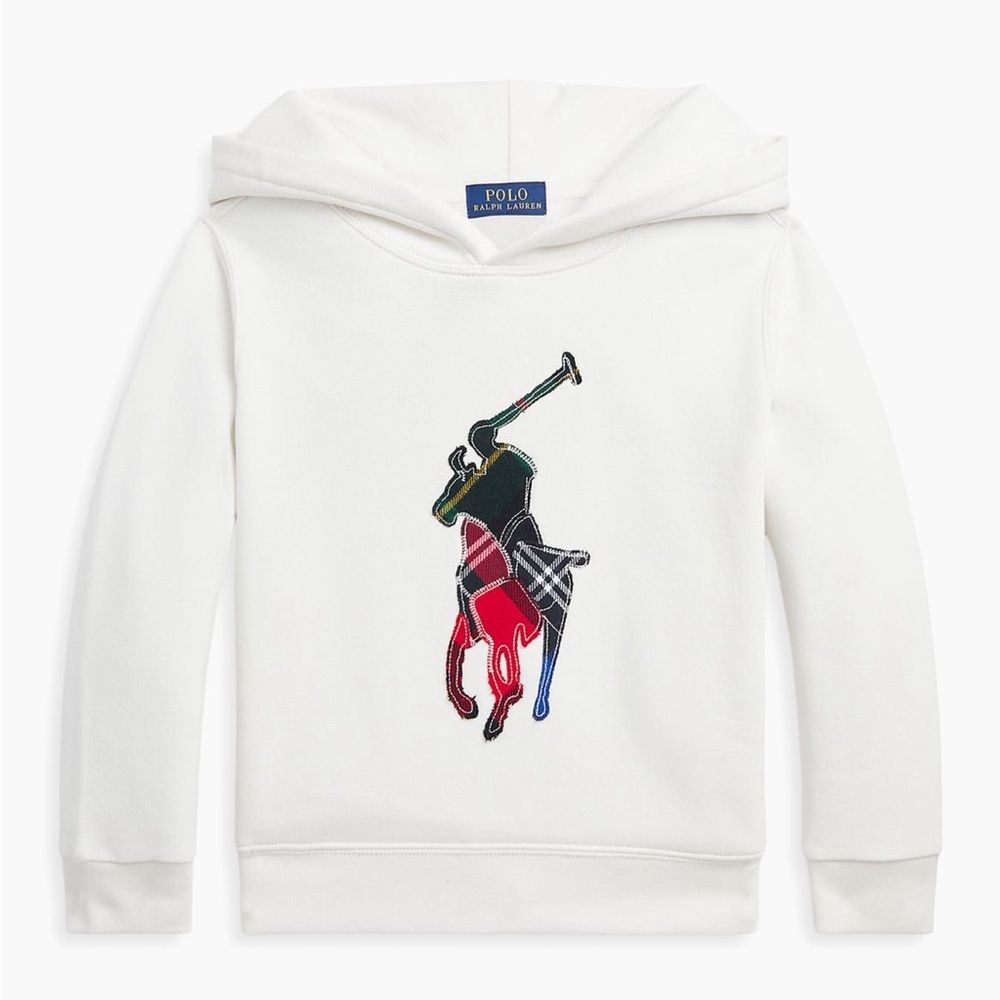 Polo by Ralph Lauren Kids White Sweatshirt with Multicolor Logo